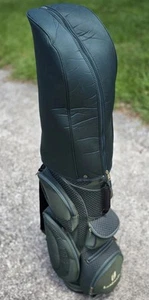 Burton Golf Cart Bag Vintage innisbrook Green with hood USA Made - Picture 1 of 11