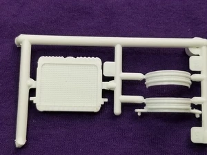 63 Chevy Impala RADIATOR & FAN SHROUD from Revell 1:25 Model Kit 1963 Chevrolet - Picture 1 of 8