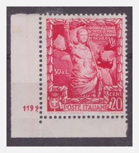 Royaume 1938 - Empire Cents 20 - Numéro De Tableau - Nouveau * MH - Picture 1 of 1