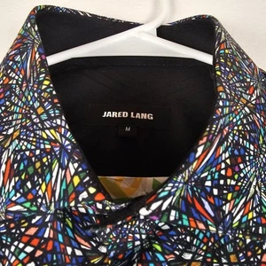 Camicia Jared Lang uomo media casual con bottoni vetro colorato manica lunga - Foto 1 di 20