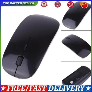 2.4 GHz Wireless Gaming Mouse 2 Buttons Optical Gamer Mice for PC Laptop(Black) - Picture 1 of 10