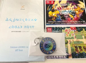 Pokemon LEGENDS ZA Libro de Arte Llavero Tarjeta Postal Todo Set Pokemon Center Limited JP - Imagen 1 de 5