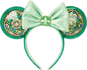 Loungefly Disney Princess Stained Glass Collection Tiana Ears NEW 🚚✅ - Picture 1 of 3