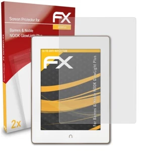 2x Film Protection d'écran pour Barnes & Noble NOOK GlowLight Plus mat&antichoc - Photo 1/9