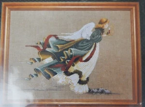 Lavendel & Spitze DER ERSTE ENGEL DES LICHTES gezähltes Kreuzstichkartenmuster L7 - Bild 1 von 3