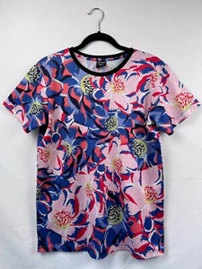 Ladies - Bonds Floral Mesh Activewear T Shirt Top - Size Small - Like New - Picture 1 of 2