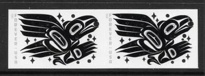 Scott #5620a IMPERFORATE (NO DIE-CUT) Raven Story Horiz. Pair, MNH-SOLD OUT - Picture 1 of 1