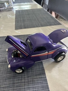1941 Willys Competition Coupe 1/18 Scale by Road Legends in Purple 1998 - Picture 1 of 5