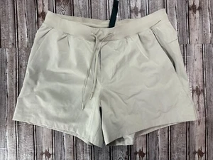 Lululemon Zeroed 5” LL Shorts size XL color Tan NWOT - Imagen 1 de 3