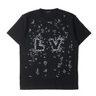 LOUIS VUITTON RM222M NPL HNY14W LV Spread Embroidery T-shirt L Black Auth Used