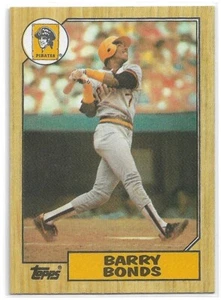 1987 Topps #320 Barry Bonds radiocontrol Pittsburgh Pirates px4cb - Imagen 1 de 1