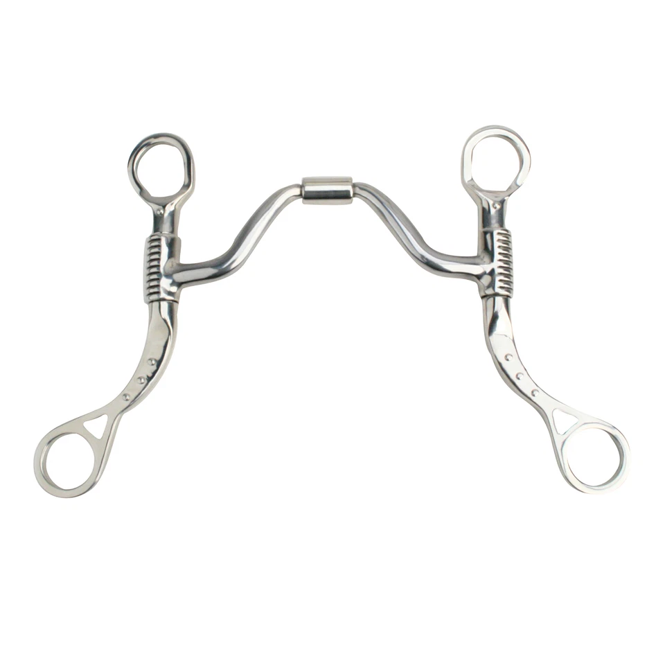 Myler MBT Shank Wide Ported Barrel MB 16PB Size: 5", Color: Stainless Steel - Image 1 of 1