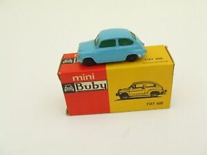 Mini Buby Argentina Fiat 600 vintage diecast mint / boxed MIB VERY RARE