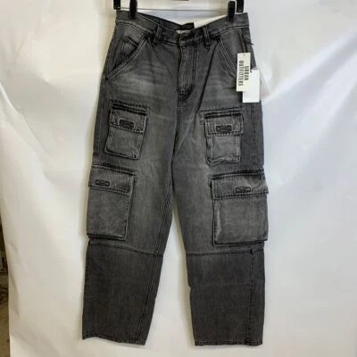 Pantalones de mezclilla BDG holgados de skate cuádruples cargo para hombre talla 36 carbono Foto 1 de 4