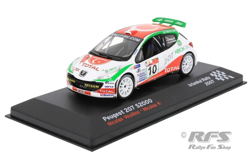 Peugeot 207 S2000 Rallye Türkei Rally Turkey 2007 Vouilloz 1:43 Altaya IXO - Bild 1 von 1