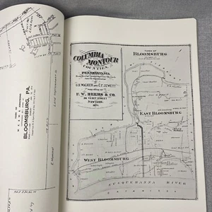 1769-1951 Atlas and Directory of Bloomsburg Columbia County Pennsylvania Maps - Picture 1 of 15