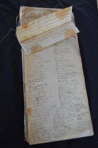 Antiguo libro de contabilidad del siglo XIX Smithfield Bradford County PA vagón trabajo y más entradas - Imagen 1 de 15