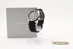 ▶️*EXC+5 Seiko SKX007 7S26-0020 Prospex Men's Black boy Urethane band From JAPAN - Picture 1 of 14