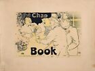1895 Affiche Art Nouveau, "The Chap Book" (Réédition), Gentlemen in Tophats + Bar