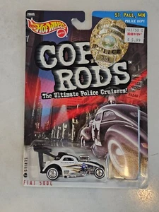 Hot Wheels Cop Rods Series 2 Fiat 500C St. Paul, MN Police 1999 1:64 MPN #6605 - Picture 1 of 3
