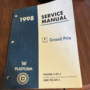 1998 service manual for a Grand Prix second edition Volume 4 Of 4 - Picture 1 of 5