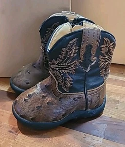 Roper INFANT Jed Round Toe Boots Size 4 Excellent - Picture 1 of 7