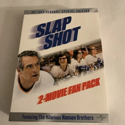 Slap Shot 2-Pack (DVD, 2002, 2-Disc Set) Comedy - Paul Newman, Stephen Baldwin  - Image 1 of 4