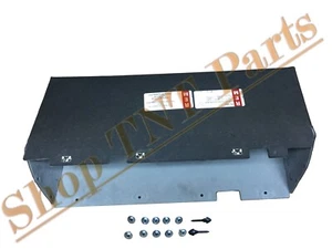 1967-1968 Pontiac Bonneville Glove Box Liner With Screws & Bumpers Gray Felt - Picture 1 of 3