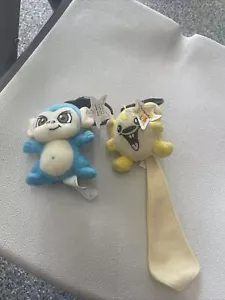 Neopets With Clip Blue Mynci and Yellow Meerca MCDONALD'S 2005 - Picture 1 of 2