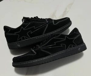 Indigo Studios LA Air Bapesta Low Black Phantom Size 12 - Picture 1 of 7