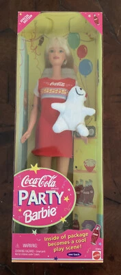 Barbie 1998 Coca-Cola Party Doll edición especial Mattel #22964 Foto 1 de 3
