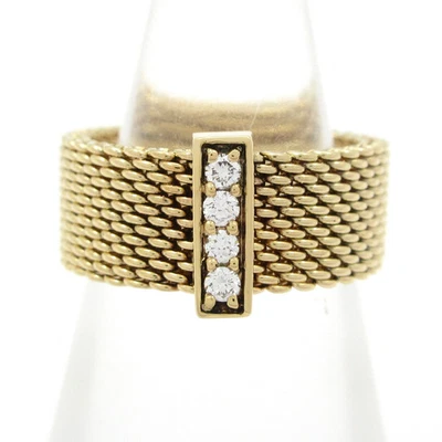 正品 TIFFANY&Co. 萨默塞特 - 18K 黄金钻石戒指 #3 3/8 — 第 1/4 张图片