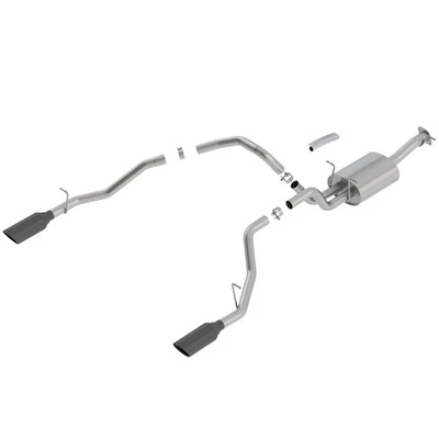 Borla 140753BC ATAK Stainless Cat Back Exhaust Kit for 2019-24 Ram 1500 5.7L V8 - Image 1 of 4