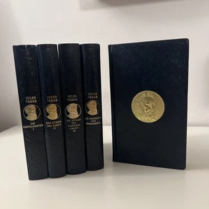 Jules Verne Reise- & Abenteuer-Romane | 5 Bände | Diogenes 1971 | Goldprägung - Bild 1 von 8