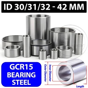 Bearing Steel Sleeve Bushing ID 30/31/32 - 42 mm Wear-Resistant Standoff Spacers - Picture 1 of 14