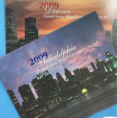 2009 P & D US Mint Set Uncirculated 36 Coins OGP - Image 1 of 3