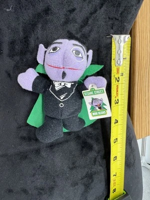 Muñeco de peluche Sesame Street Mini Beans The Count 1999 Foto 1 de 4