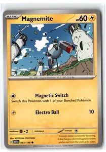 2023 Scarlet & Violet Series - Obsidian Flames Magnemite #63 Common - Picture 1 of 2