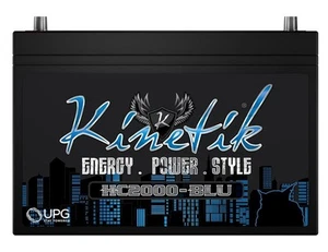 Kinetik Brand New Kinetik HC2000-BLU 2000 Watt 12 Volt High Current Car Audio Ba - Picture 1 of 5