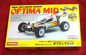 Kyosho Optima Mid With Turbo Optima Variant Kit, New - Picture 1 of 3