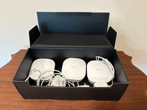 eero 6, WiFi Mesh System, Dual-band, 5000 Sq Ft, 3 PACK - Photo 1/6