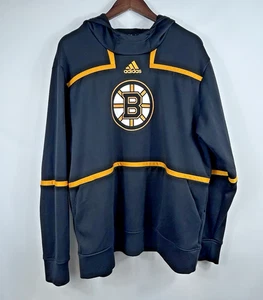 Boston Bruins Sudadera con Capucha Talla 2XL Pullover Negro Bajo las Luces Adidas NHL - Imagen 1 de 9