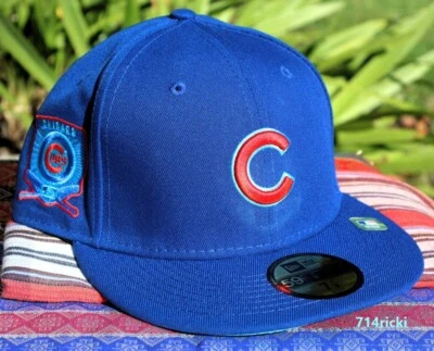 2023 MLB Father's Day Chicago Cubs Fitted Hat New Era 59FIFTY On Field - Image 1 of 4