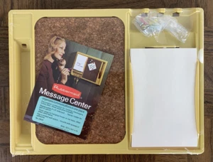 Vintage 1975 Rubbermaid Nachrichtencenter neu aus altem Lagerbestand Korktafel, Notizblock, Schlüsselhalter - Bild 1 von 5