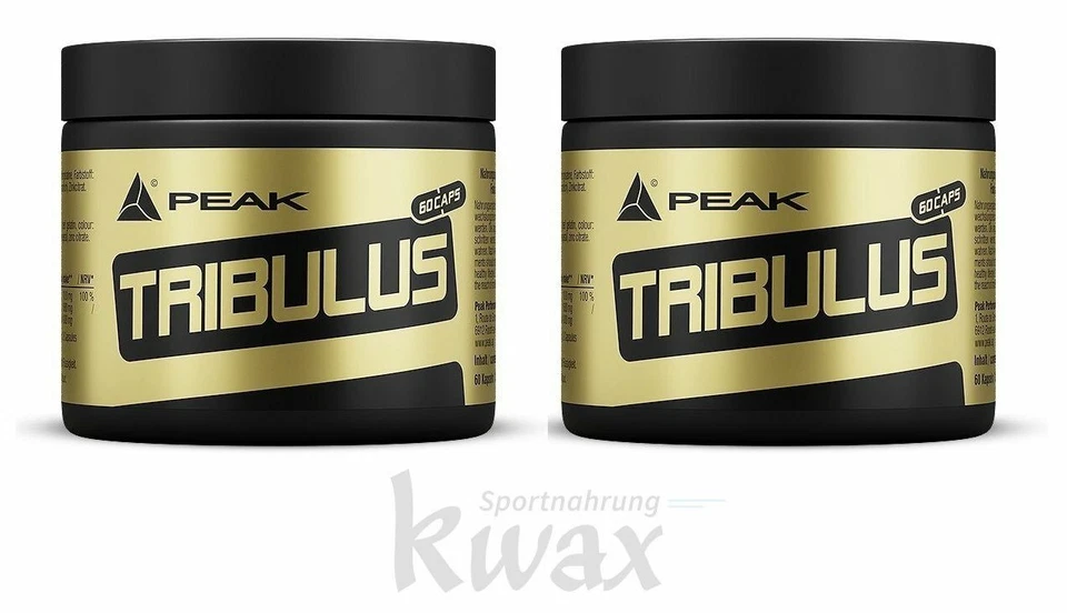 (EUR 224,42/kg) Doppelpack Peak Tribulus Terrestris 2 x 60 Kapseln