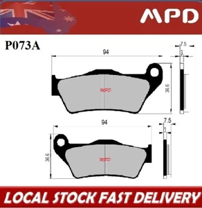 P073A FRONT MOTORCYCLE BRAKE PADS HUSQVARNA WR 50 125 250 360 - Picture 1 of 2