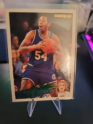 1994-95 Fleer Dallas Mavericks Basketball Card #50 Popeye Jones - Image 1 of 2