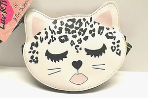 Luv Betsey Johnson CAT LEOPARD Wristlet Coin Purse LBKIT-3 NWT - Picture 1 of 4