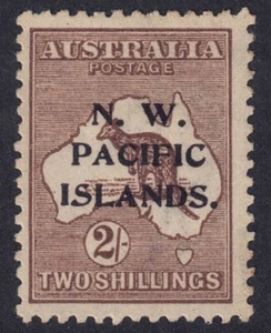 NWPI Kangaroo Type B Third 3rd Watermark 2/- Brown SG97 MLH - Picture 1 of 2