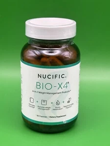 Nucific BIO-X4 - 4-in-1 Weight Management Probiotic Capsules 90 Count (See MFG) - Picture 1 of 3
